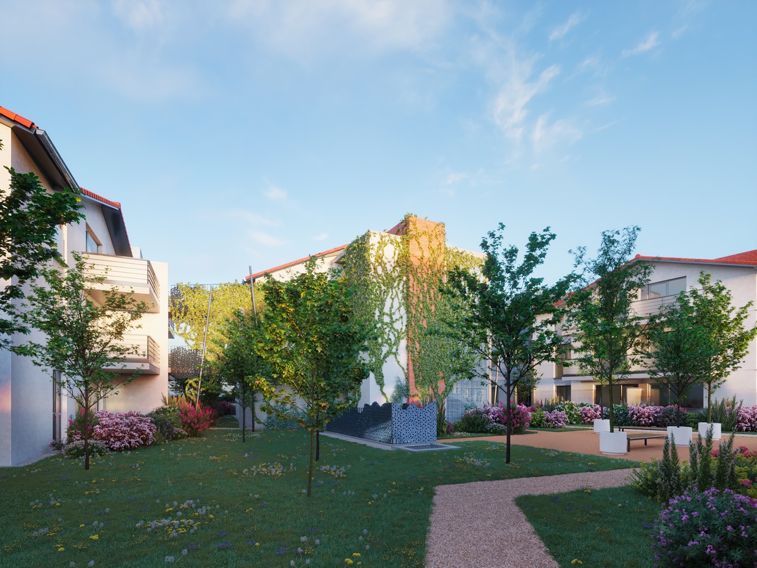 idee-de-ville-ideedeville-ENTREVUES-place-centrale place centrale cœur d'îlot Entrevues à Cugnaux